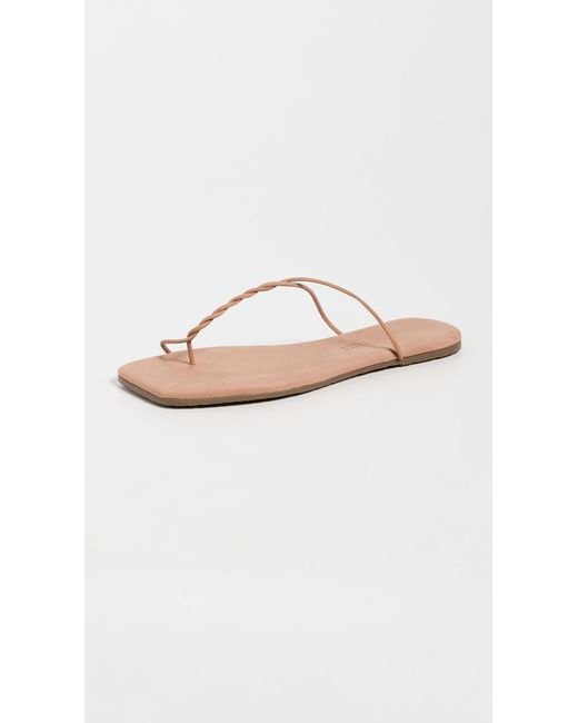 TKEES Black Simone Sandals