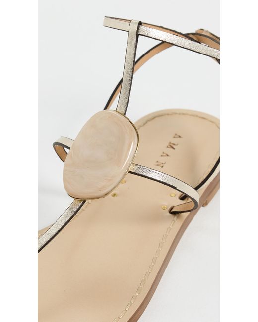 Amanu White The Cairo Sandals