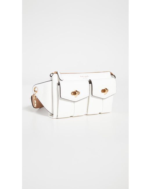 Kate Spade Cargo Medium Sling Belt Bag in White Lyst