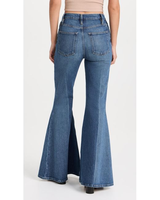 FRAME Blue The Extreme Flare Jeans