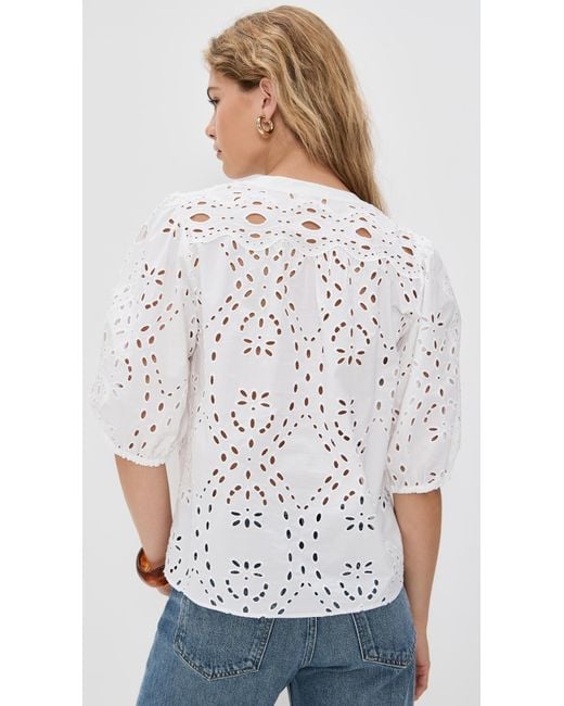 Ba&sh White Beatrice Shirt