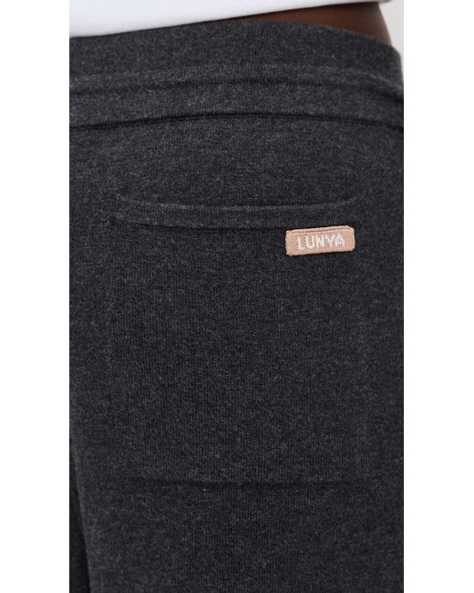 Lunya Black Cottonsilk Relaxed Joggers