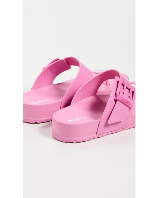 Melissa Pink Cozy Jelly Flip Flops