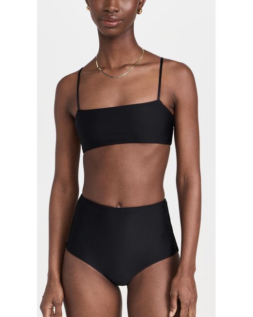Mikoh Swimwear Black Ikoh Kuu 2 Bikini Top
