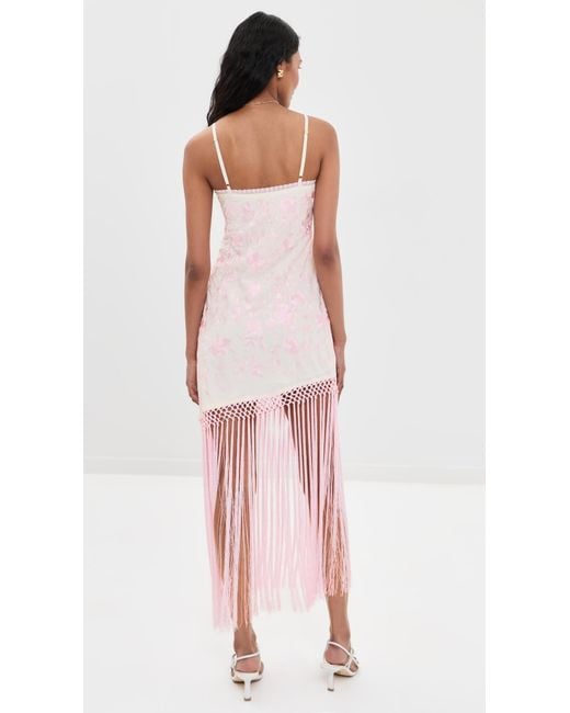 LoveShackFancy Pink Evalette Dress
