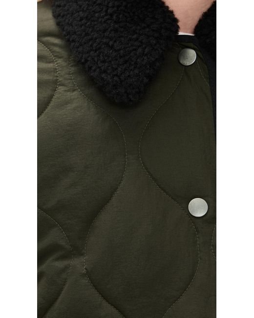 Alex Mill Black Anne Quilted Jacket