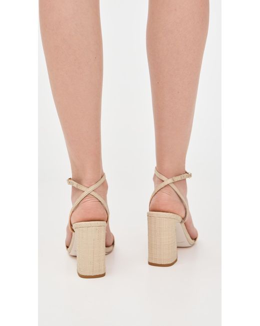 Loeffler Randall White Malia Simple Heeled Sandals