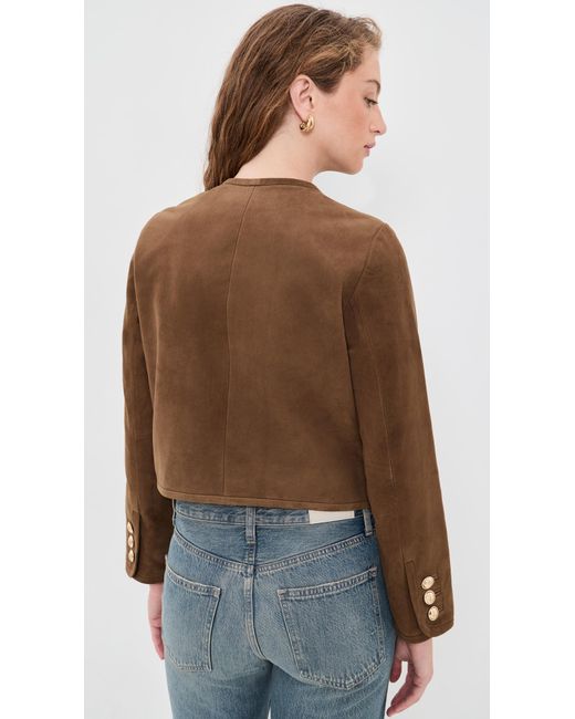 Ba&sh Multicolor Mella Suede Jacket