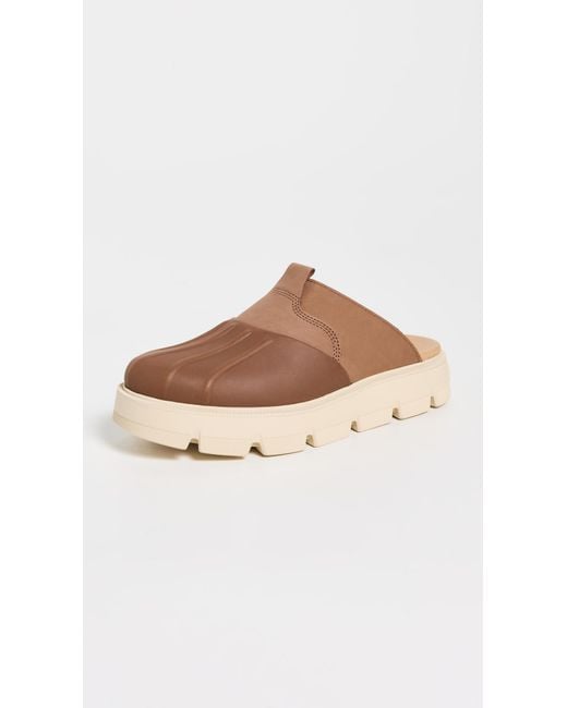 Sorel White Rein Cb Clogs