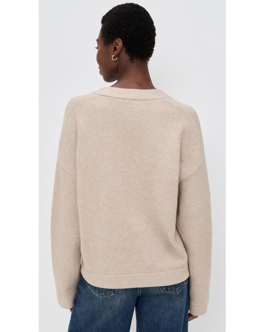 Faherty Brand Natural Jackson V Neck Popover