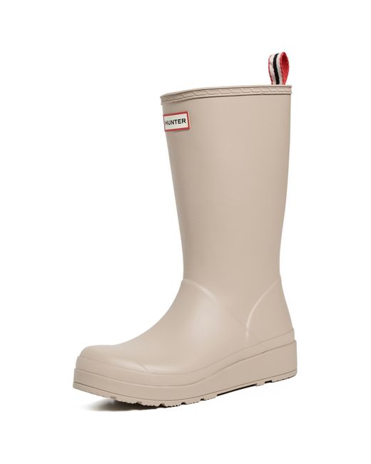 Hunter White Play Tall Boots