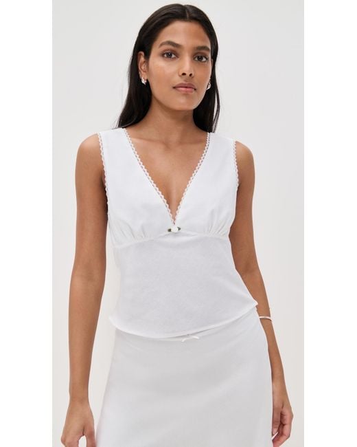 Nia White Celia Top