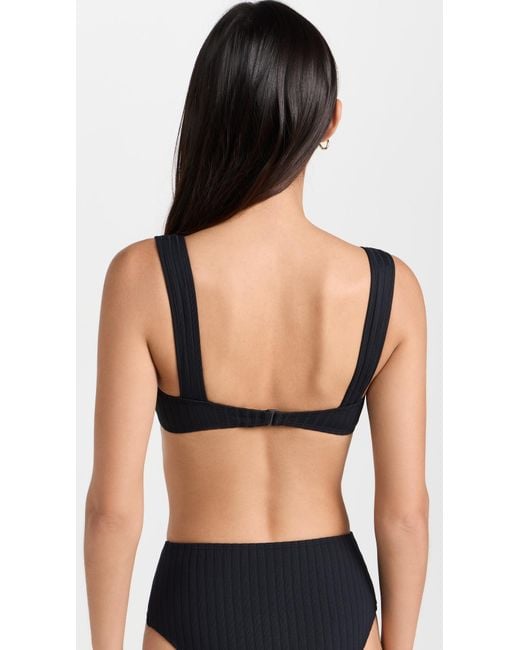 Solid & Striped Black The Lilo Bikini Top