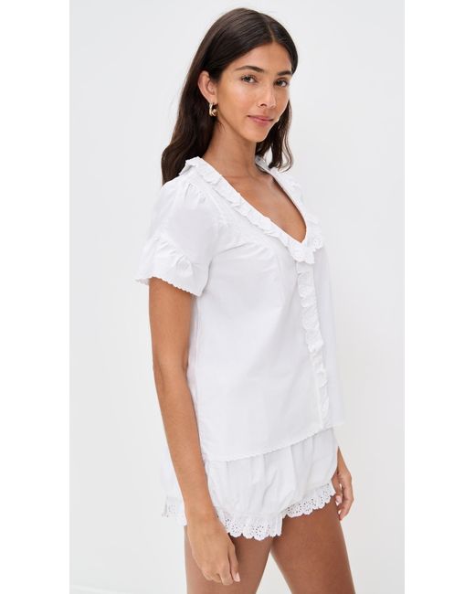 Posse White Ezra Blouse