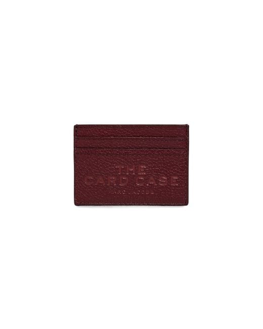 Marc Jacobs Red The Leather Card Case