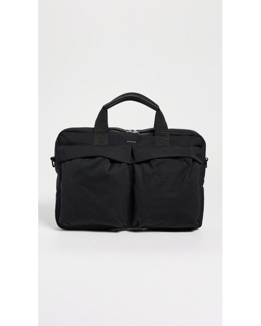 Sandqvist Black Everyday Briefcase for men