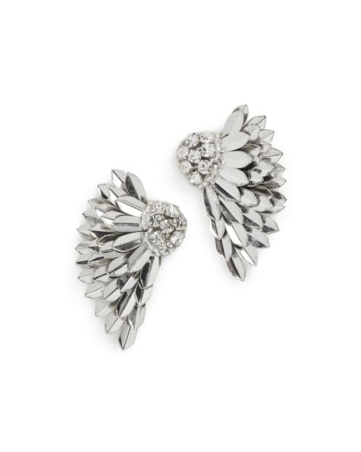 Deepa Gurnani Metallic Deepa By Perry Earrings