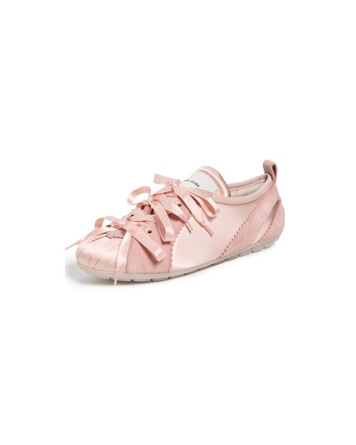 Simone Rocha Pink Ballerina Grip Trainers