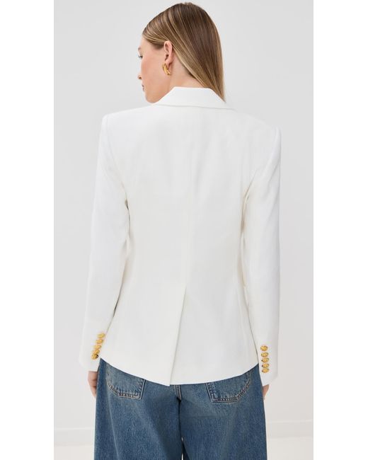 Veronica Beard White Miller Dickey Jacket