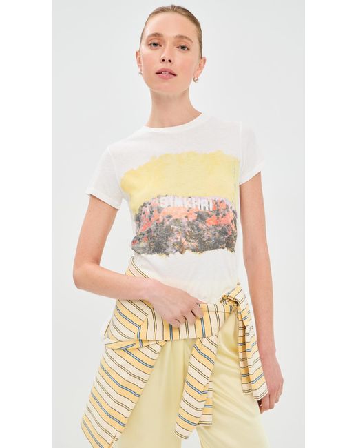 Jonathan Simkhai Natural Graphic Tee
