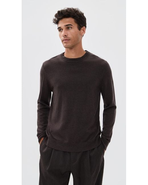 NN07 Black Ted Soft Wool Sweater for men