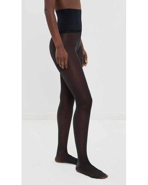 Commando Black Glitter Sheer Tights
