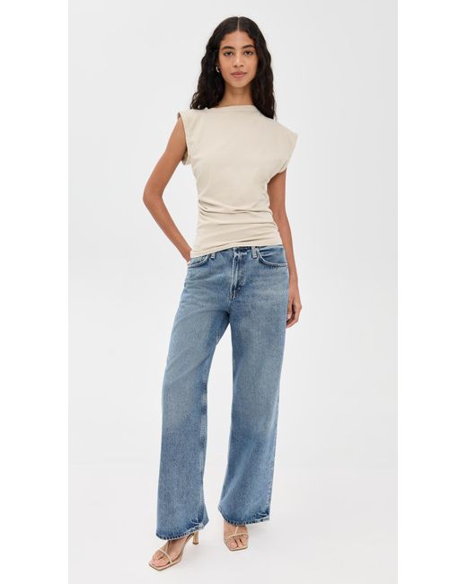 Agolde White Beth Tee