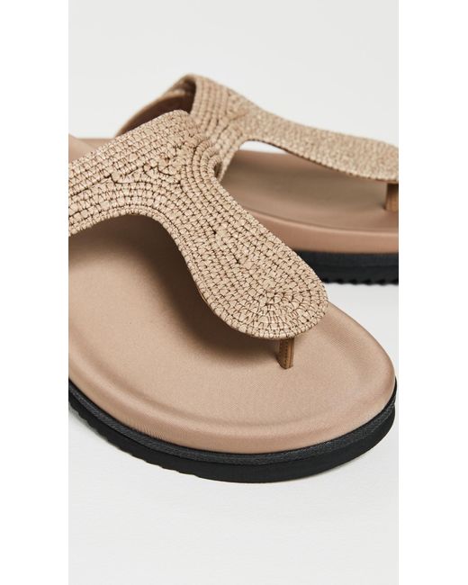 Roam Natural Raffy T Strap Slides