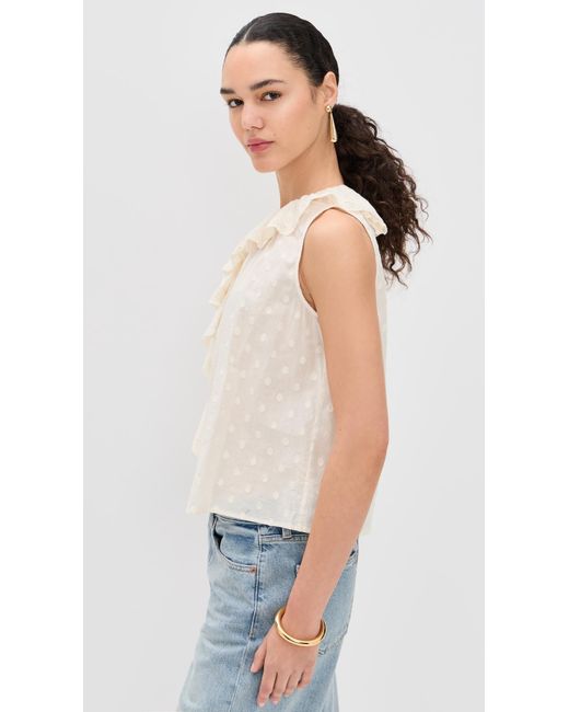 Ulla Johnson Blue Thalia Top