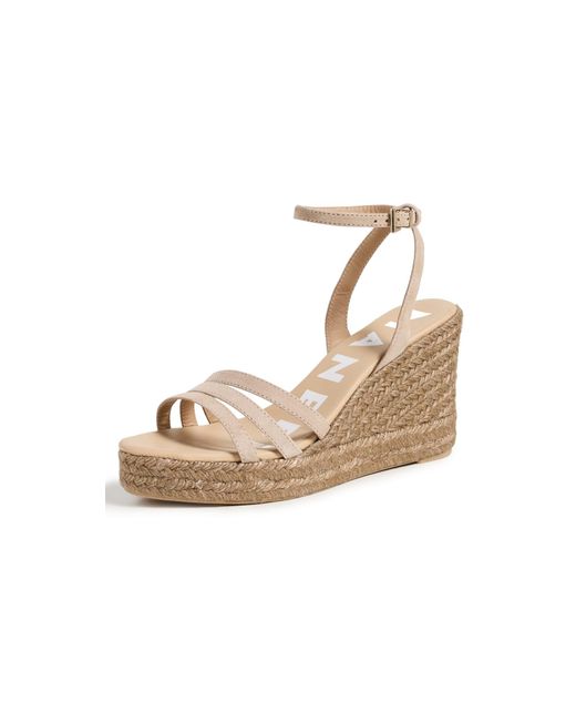 Manebí Multicolor Three Bands Wedge Espadrilles
