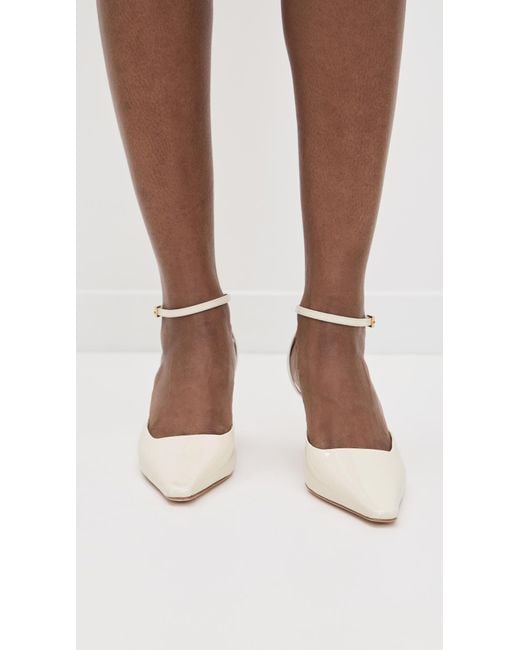 Reformation White Natasha Pumps