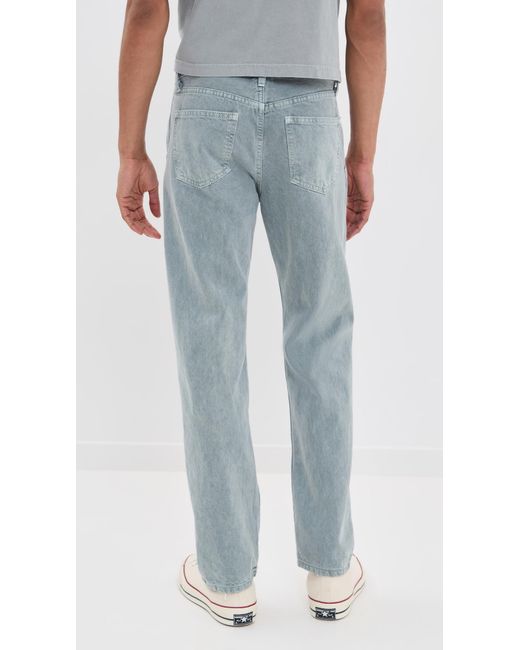 Asher Blue Jude Slub Cotton Twill Pants for men