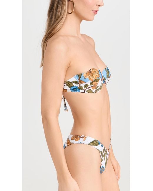 Farm Rio Black Garden Scarf Underwire Bikini Top