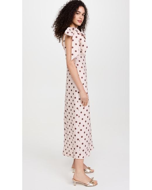 Zimmermann Acacia One Shoulder Midi Dress in White | Lyst