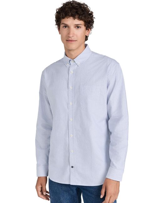 Taylor Stitch Blue Jack Oxford Shirt for men