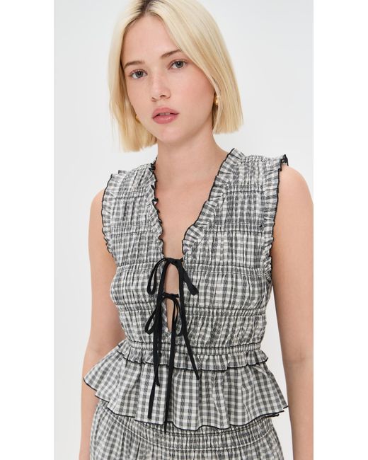 Rails Black Martine Top