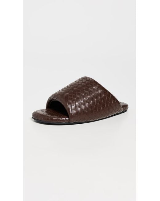 Simon Miller Brown Woven Bubble Slides