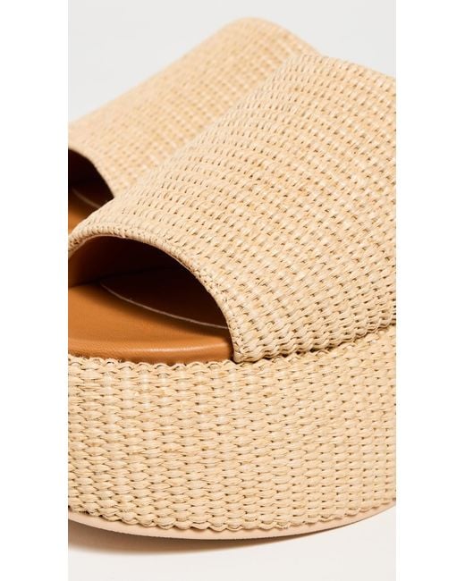 Simon Miller Natural F285 Raffia Cloudy Platforms