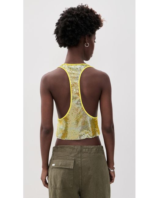 Lioness Black Bare Sequin Cami
