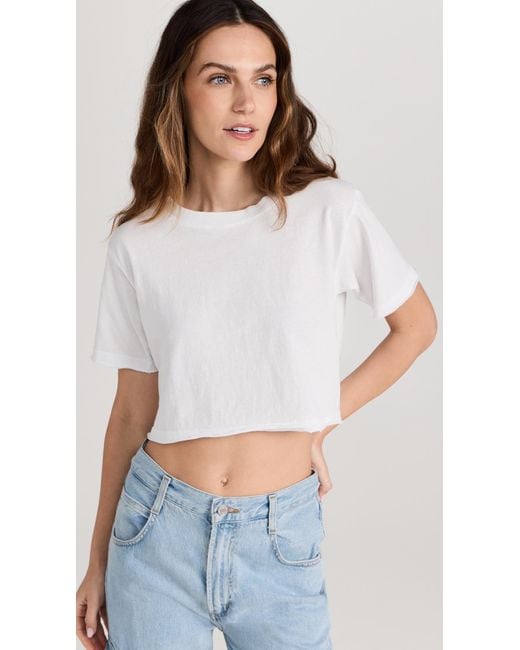 ASKK NY White Crop Tee