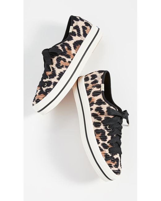keds kate spade leopard slip on