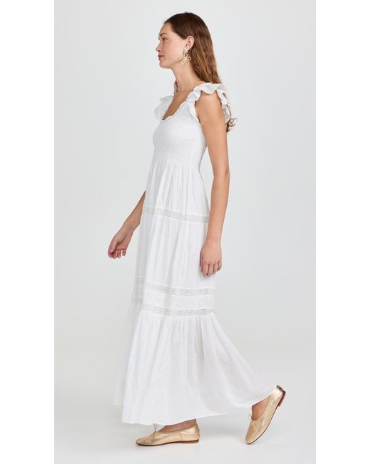 LoveShackFancy White Chessie Dress