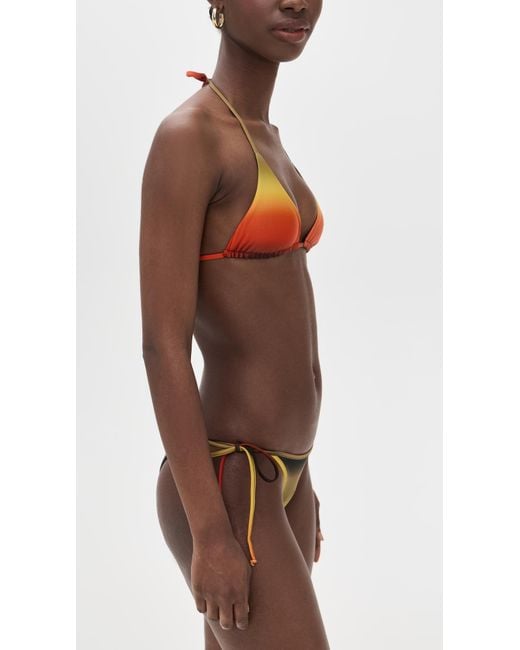 The Attico Red Bikini Set