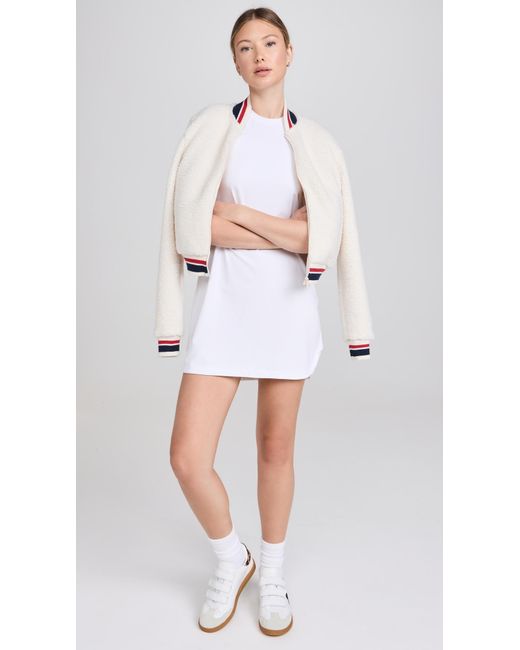 Varley White Caleta Dress
