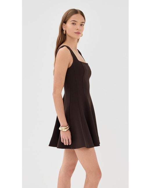 Jonathan Simkhai Black Bronte Mini Dress