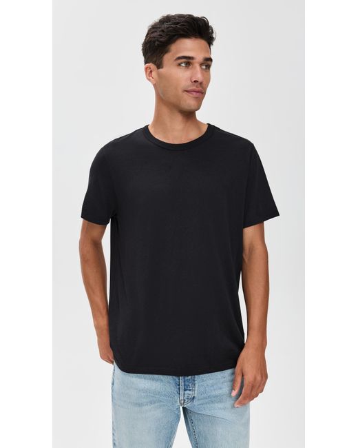 Marine Layer Black Signature Crew Tee for men