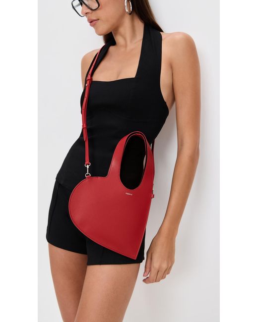 Coperni Crossbody Baby Heart Tote Bag in Red | Lyst