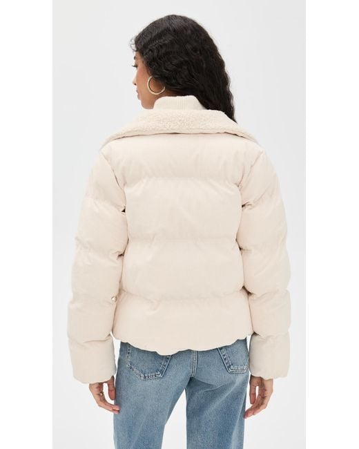 Varley Natural Brackley Cord Puffer Jacket