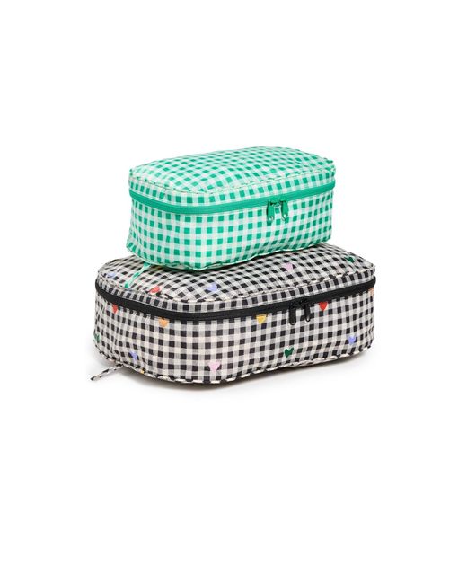 Baggu Green Packing Cube Set