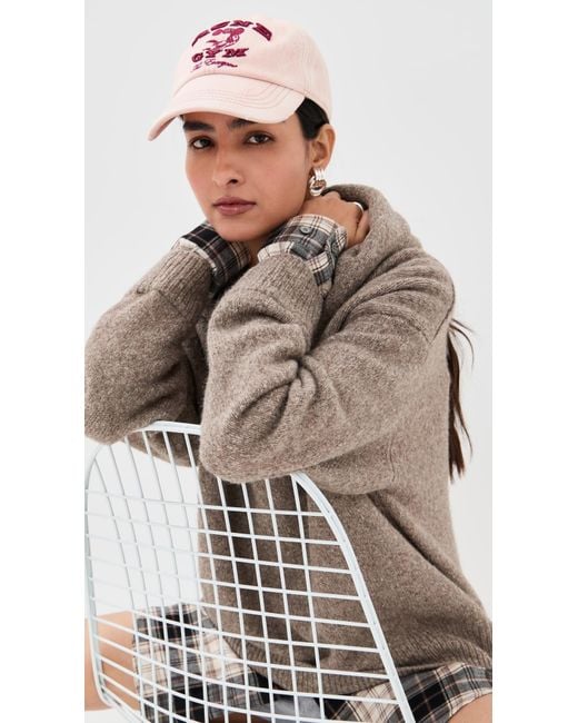 Acne Pink Cuddy Gym Hat